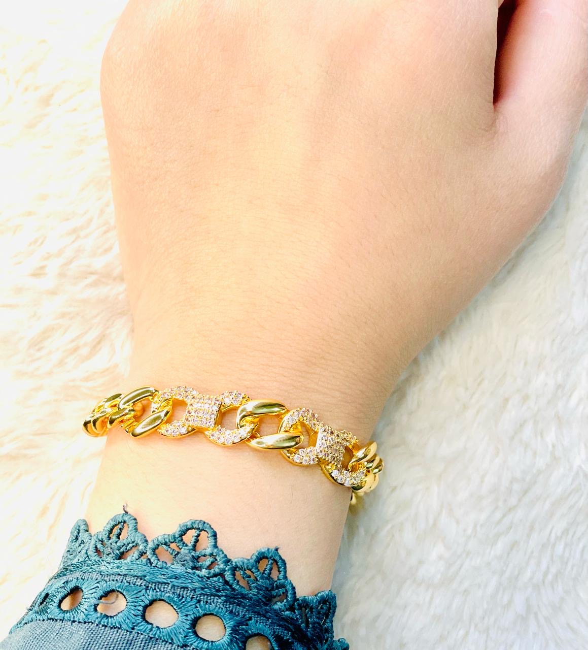 Gold Plated chain Bracelet