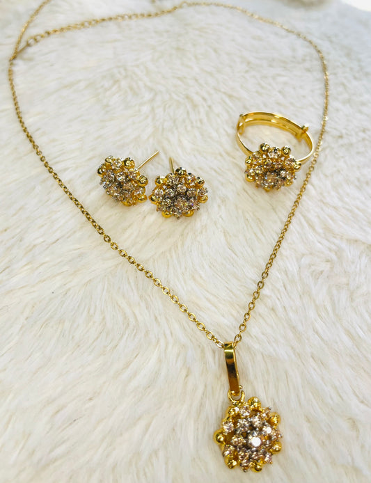 Gold Plated Jewelry Set