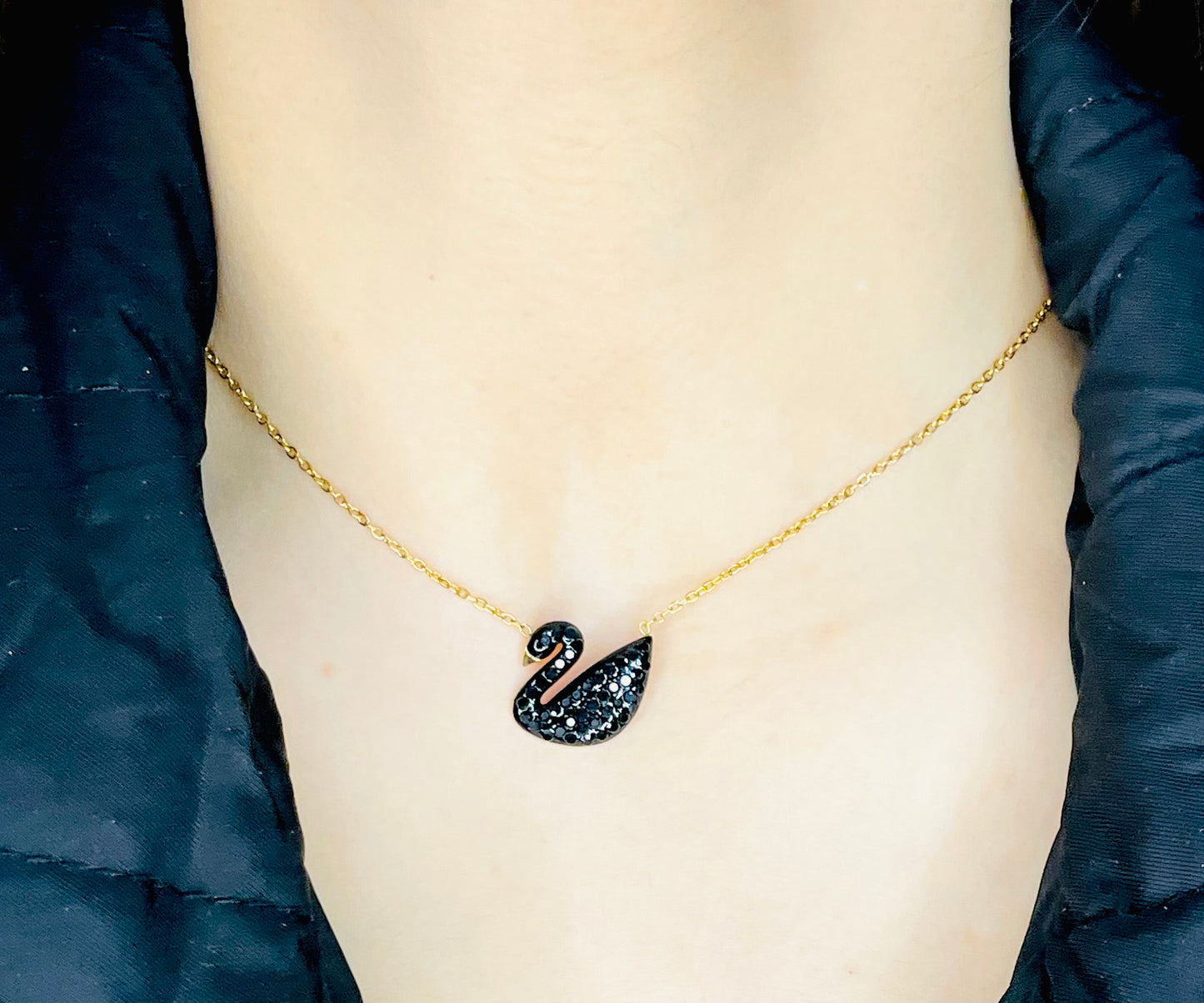 Black Swan Necklace