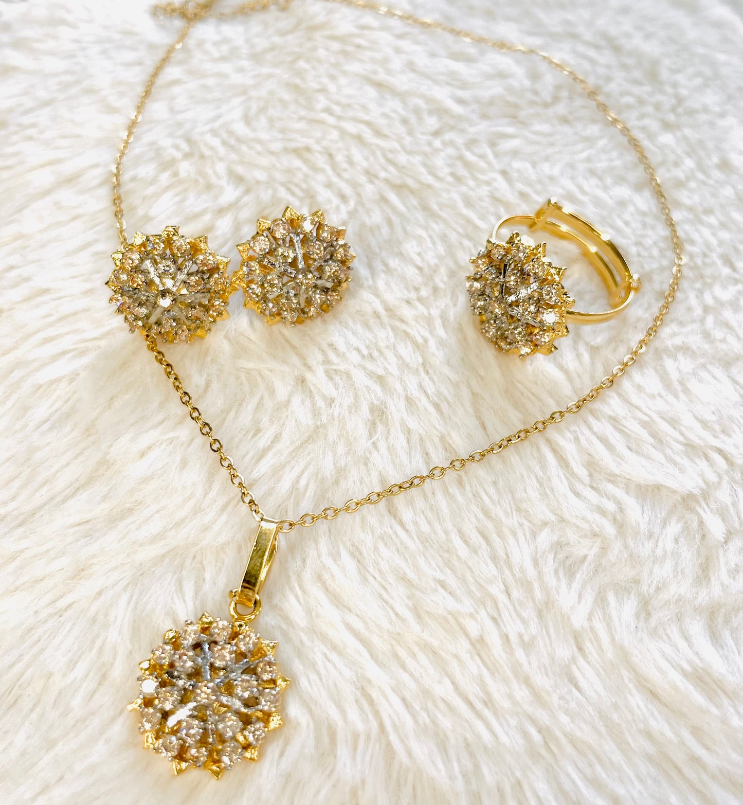 Gold Plated Jewelry Set