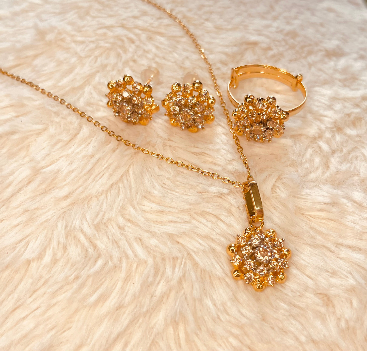 Gold Plated Jewelry Set