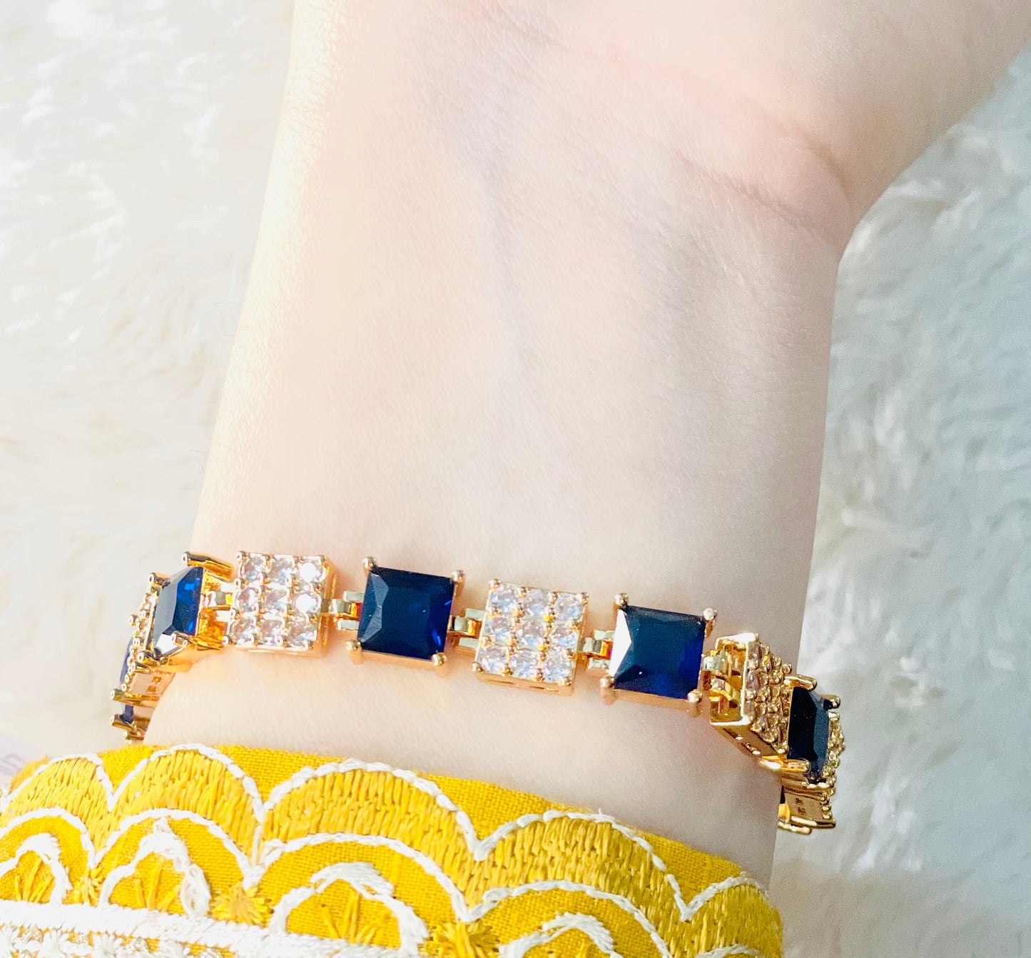 Fancy Imported Stud Bracelet