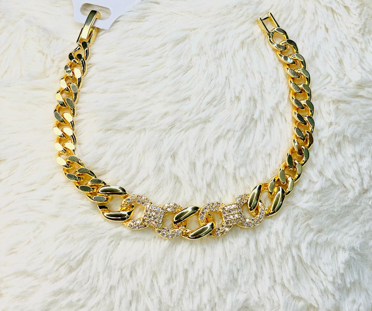 Gold Plated chain Bracelet