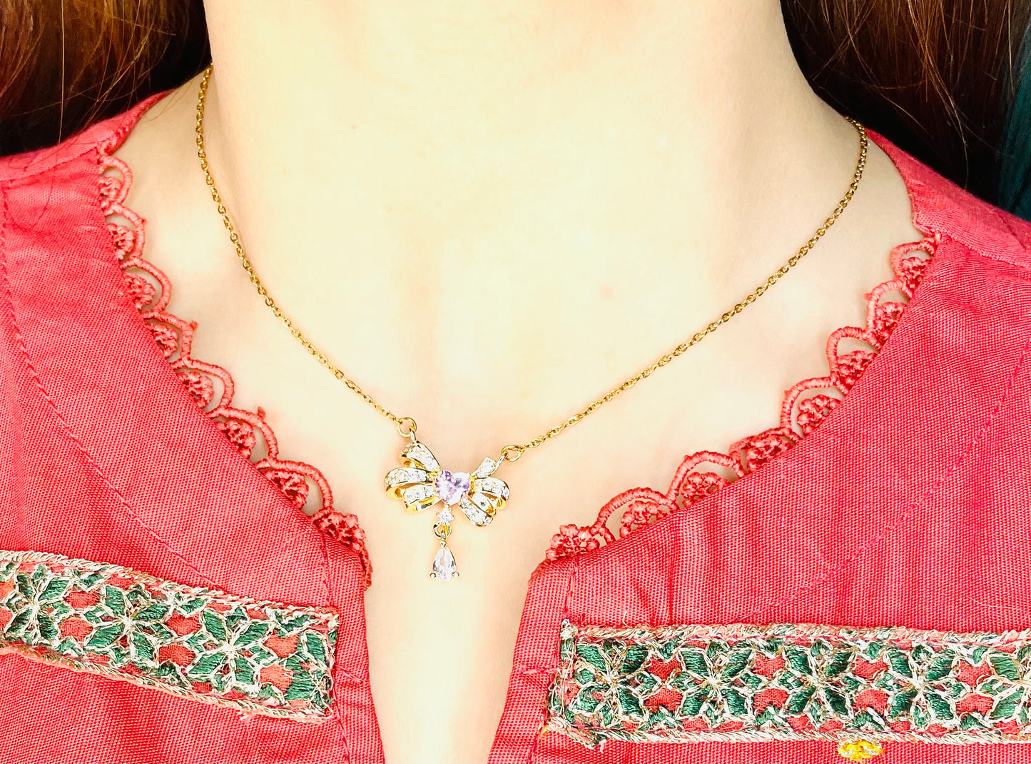 Butterfly Gold plated Necklace